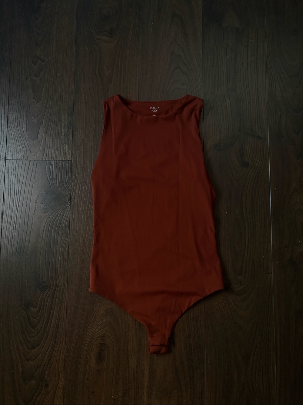 C&C California Sleeveless Rust Bodysuit